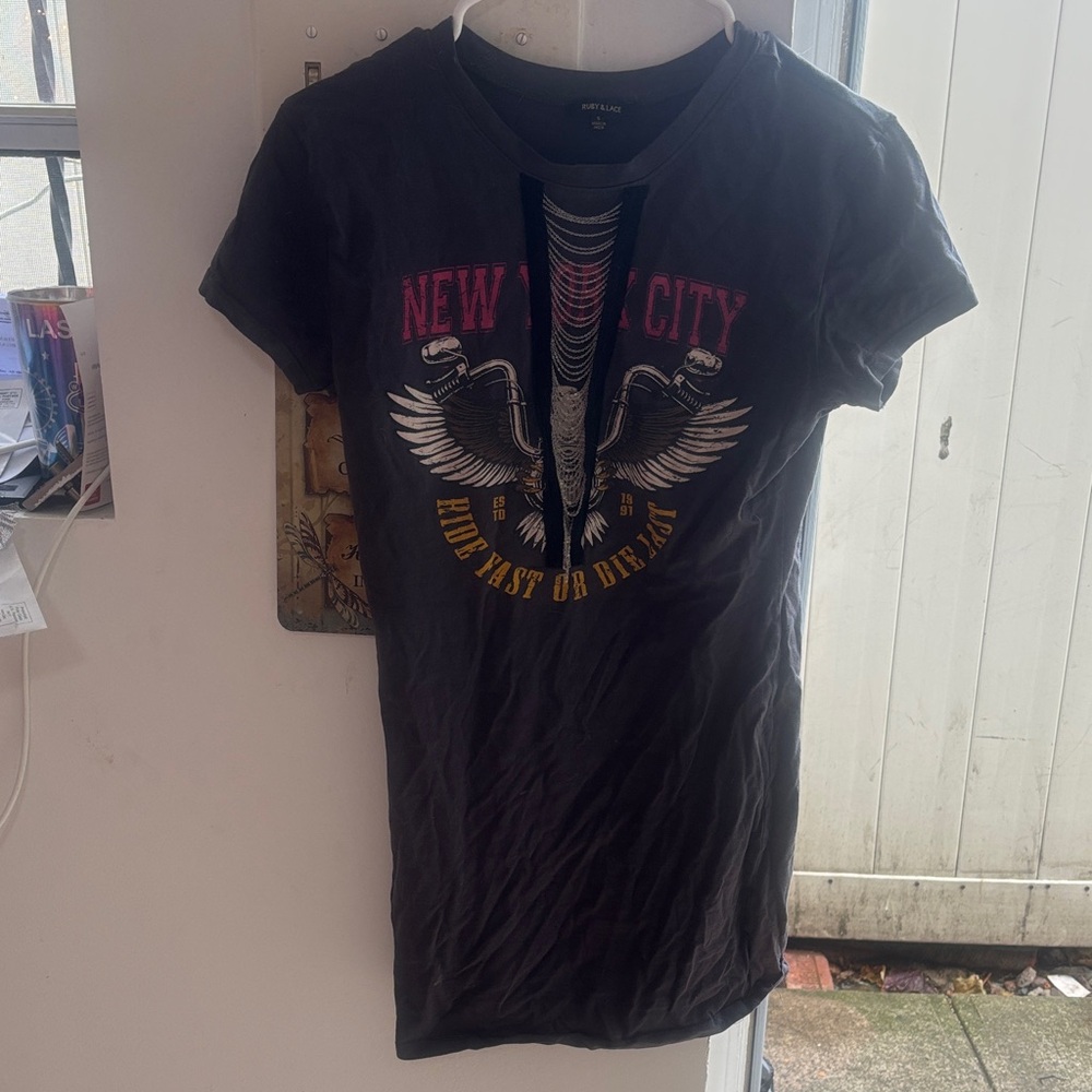 New York City Graphic Black T-Shirt